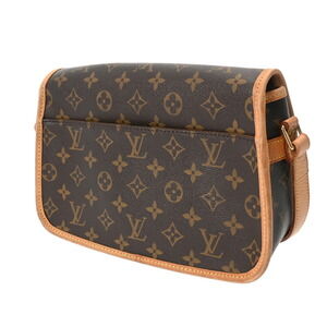 Louis Vuitton Monogram Bag Sologne Brown Shoulder Canvas